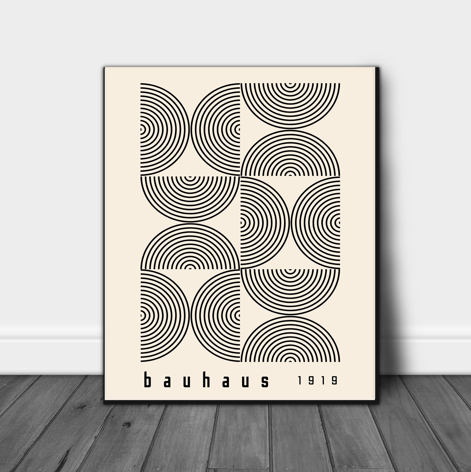 Bauhaus Art Deco Print